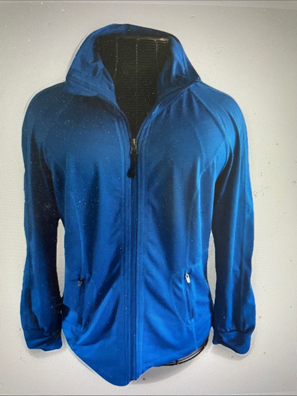 Tangerine Athletic Full Zip Stretch Blue Jacket XL